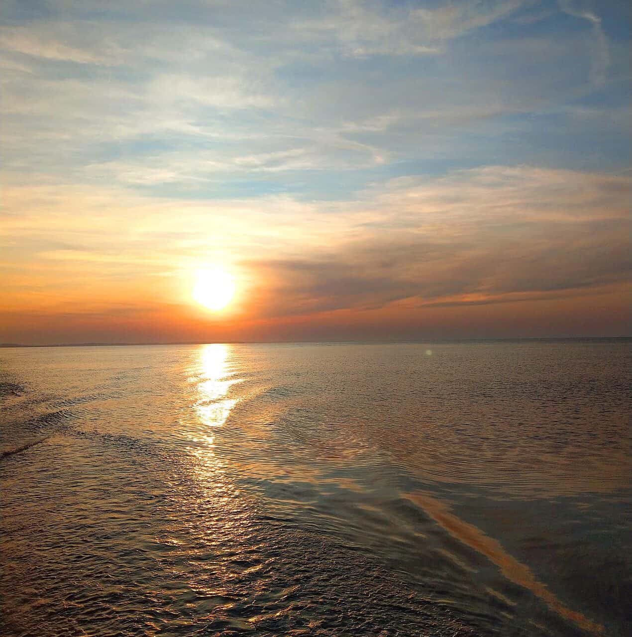 Sonnenuntergang-Ostsee-Usedom