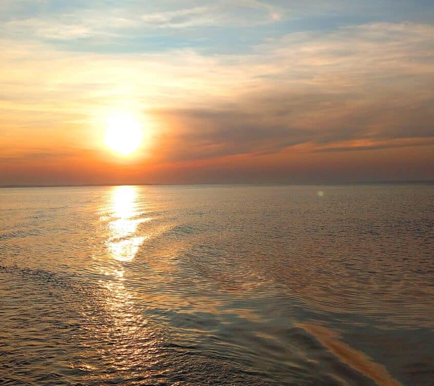 Sonnenuntergang-Ostsee-Usedom